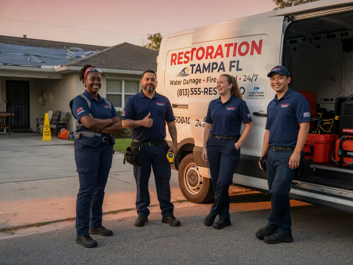 Water Damage Restoration company in Amherst, WI